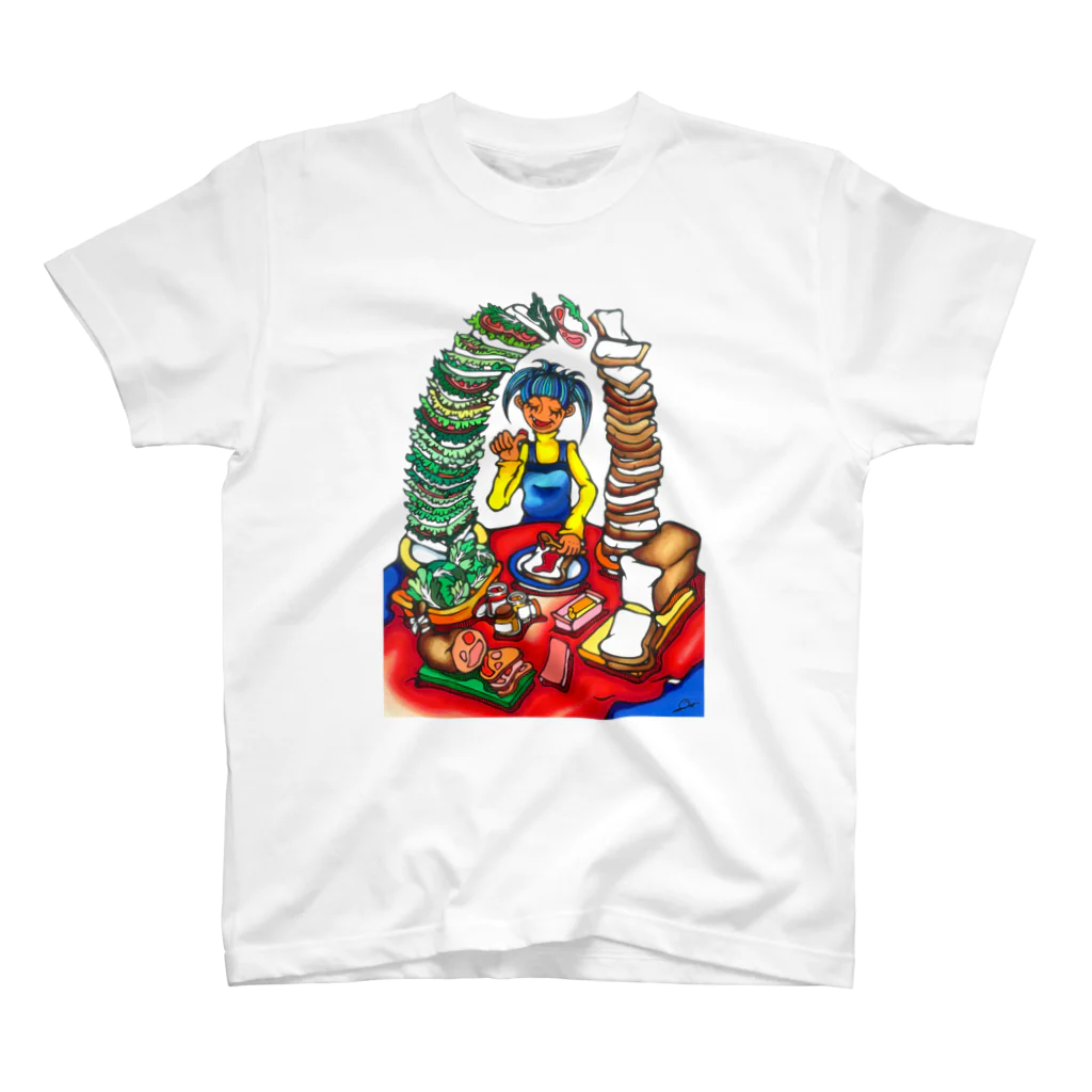 ◆◆◆◆ OCO's SHOP ◆◆◆◆【POP ART】の🌈sandwich スタンダードTシャツ