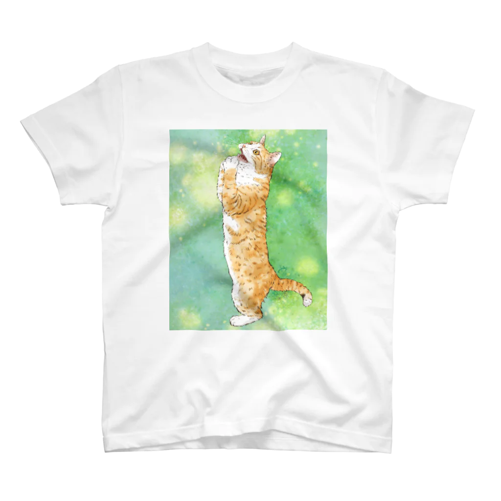 はぴねこ。のクウちゃん(背景あり) Regular Fit T-Shirt