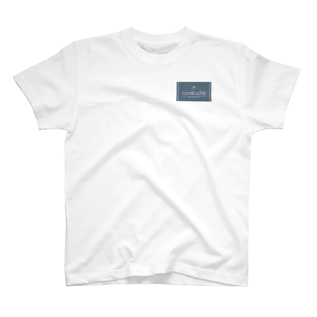 デッキ〜♪♯のconakucha(コナクチャ)ブルーグレーカラー Regular Fit T-Shirt