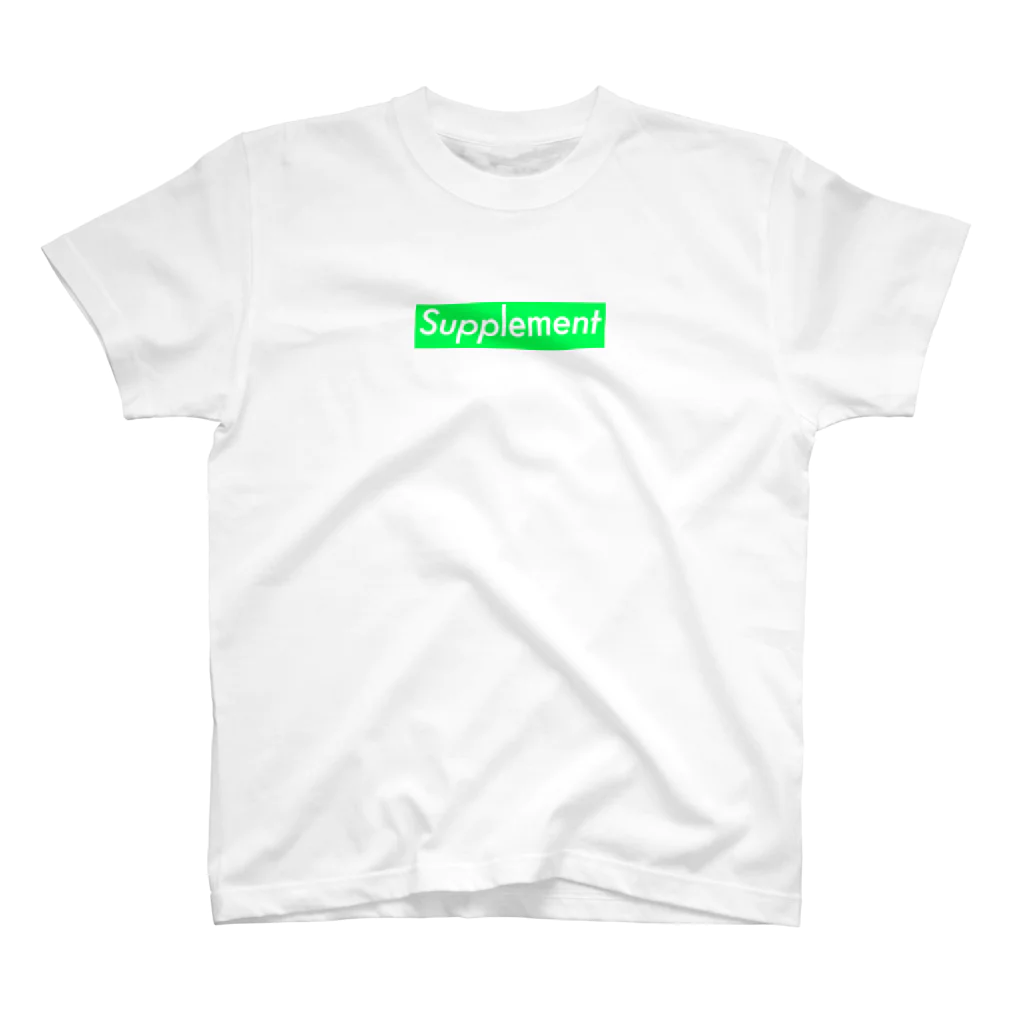 SleepDOGのボックスロゴ「サプリメント」 Regular Fit T-Shirt