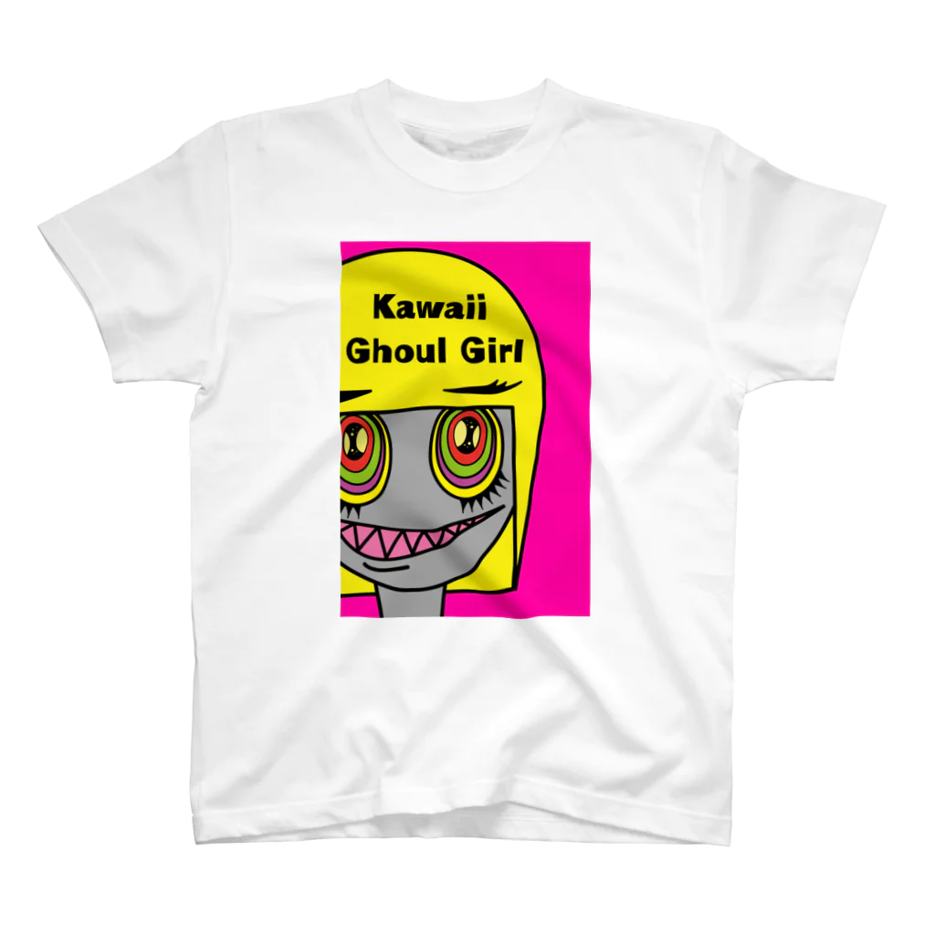 たすけんのイラストグッズのグールーのスー子さん（Kawaii Ghoul Girl） スタンダードTシャツ