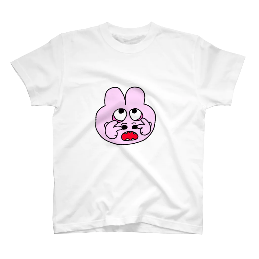 バブルガム@LINEスタンプの人を怒らせるうさぎ Regular Fit T-Shirt