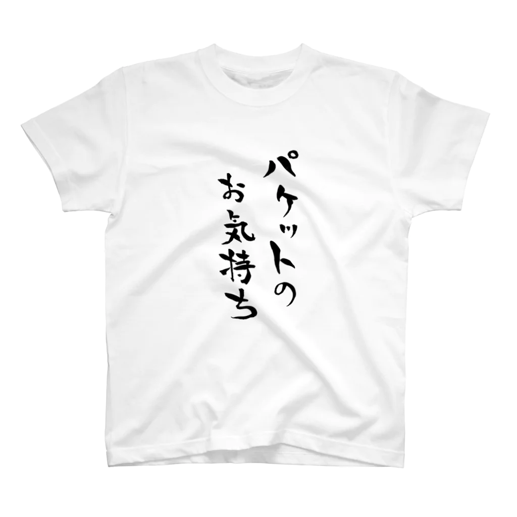 ずみこけ氏のパケットのお気持ちTシャツ スタンダードTシャツ