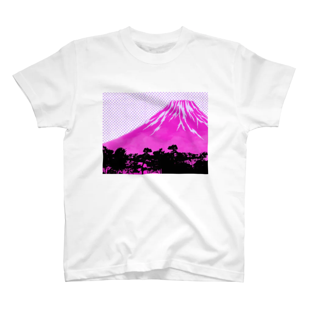 NOBURINのPINK FUJI Regular Fit T-Shirt