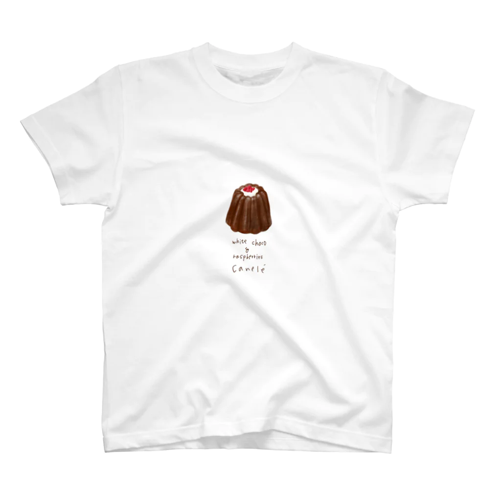 poire404のカヌレ！(ホワイトチョコとラズベリー) スタンダードTシャツ