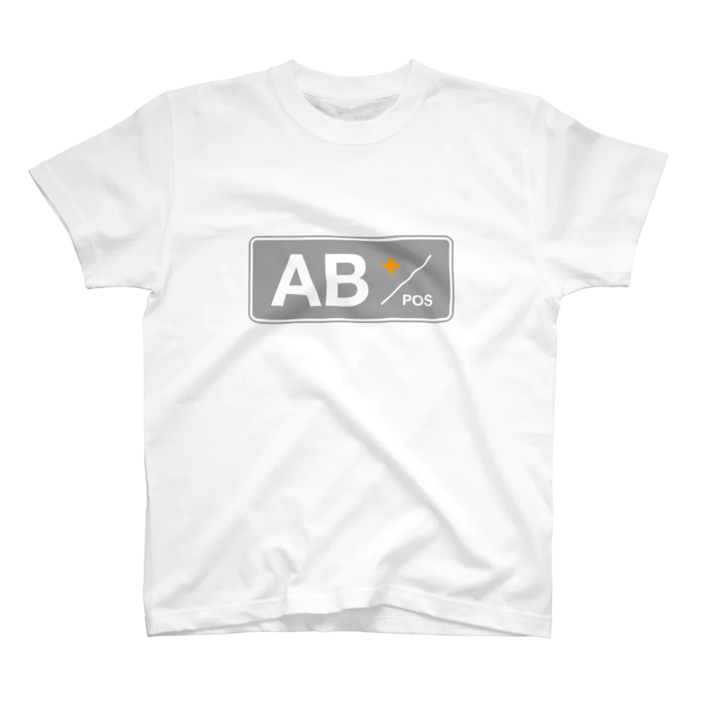 変なTシャツの人のブラッドタイプＴ－AB型 Rh(+) Regular Fit T-Shirt