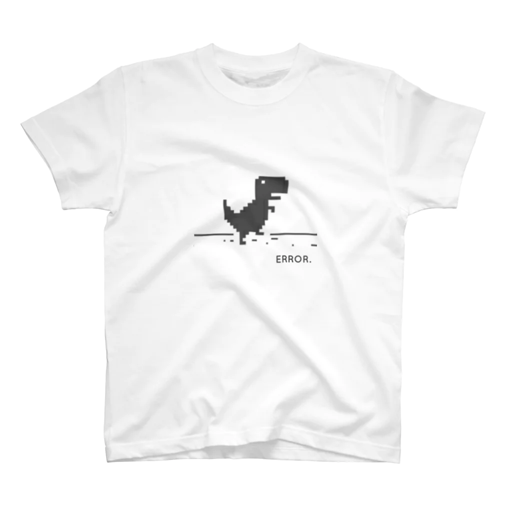 ERROR.のエラー恐竜 Regular Fit T-Shirt