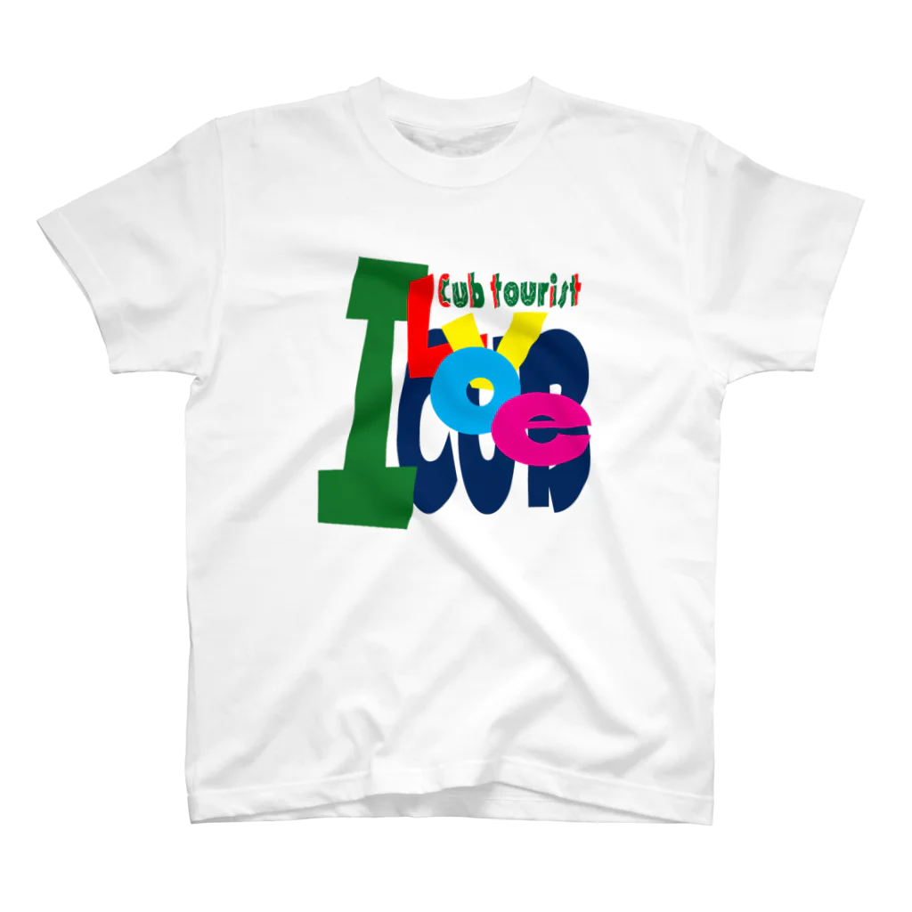 カブツーリストのI LOVE CUBTOURIST Regular Fit T-Shirt