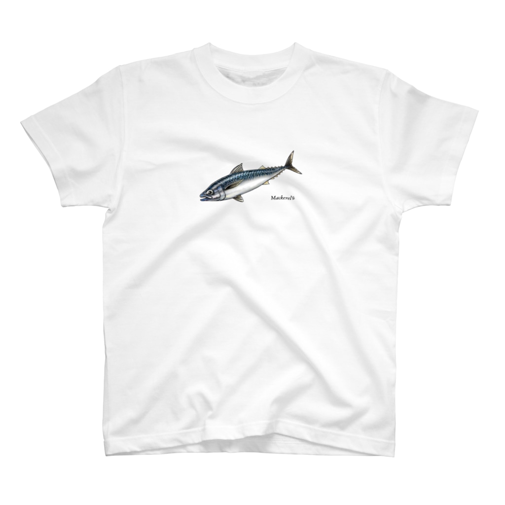 猫と魚とのmackerel・サバ Regular Fit T-Shirt