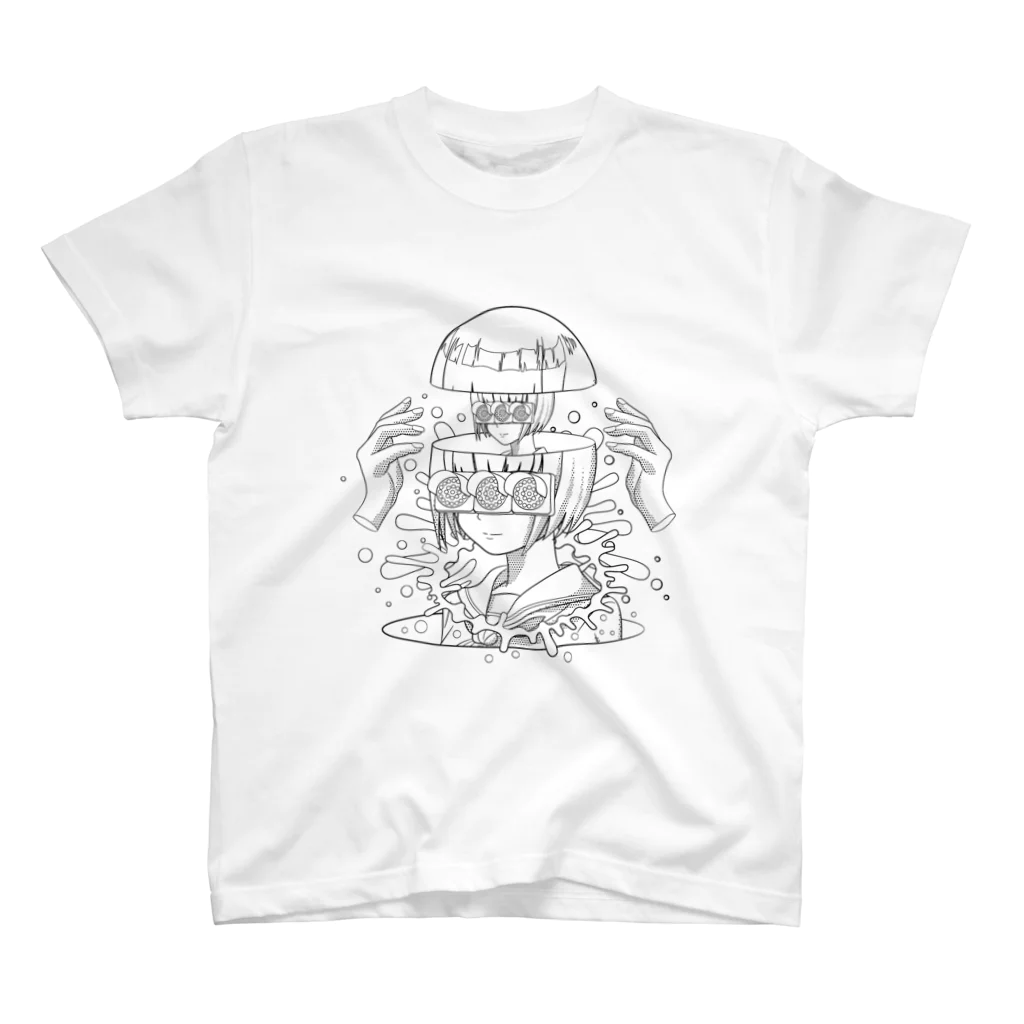 カズシフジイのKawaii girl collage2 Regular Fit T-Shirt