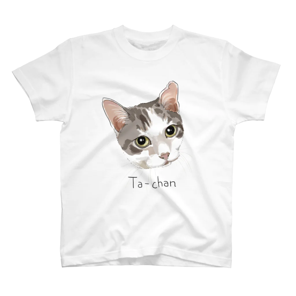 みきぞーん｜保護猫 ミッキー画伯と肉球とおともだちのTa-chan Regular Fit T-Shirt