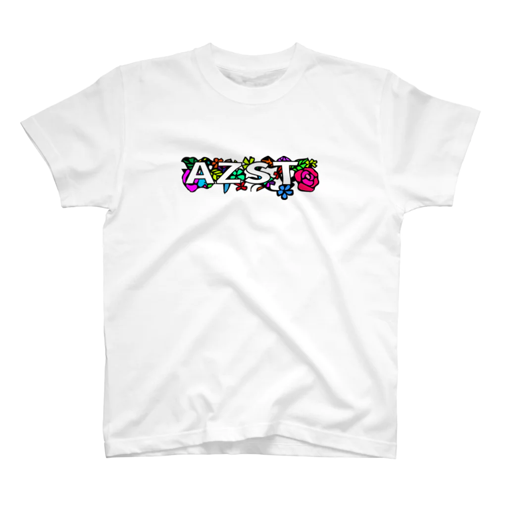 AZST『アゼスト』のAZ17　花柄２　フルカラー スタンダードTシャツ