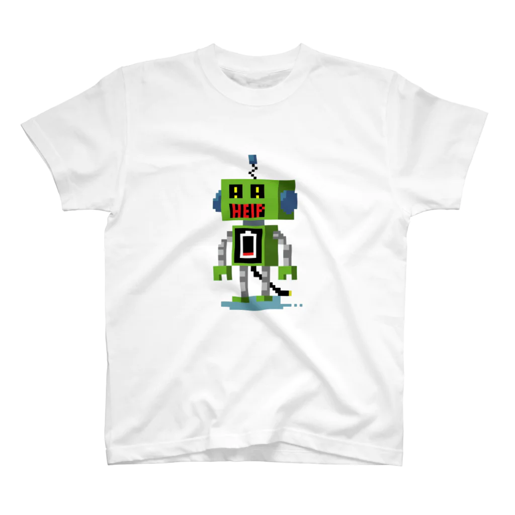 ミドの充電切れロボット Regular Fit T-Shirt