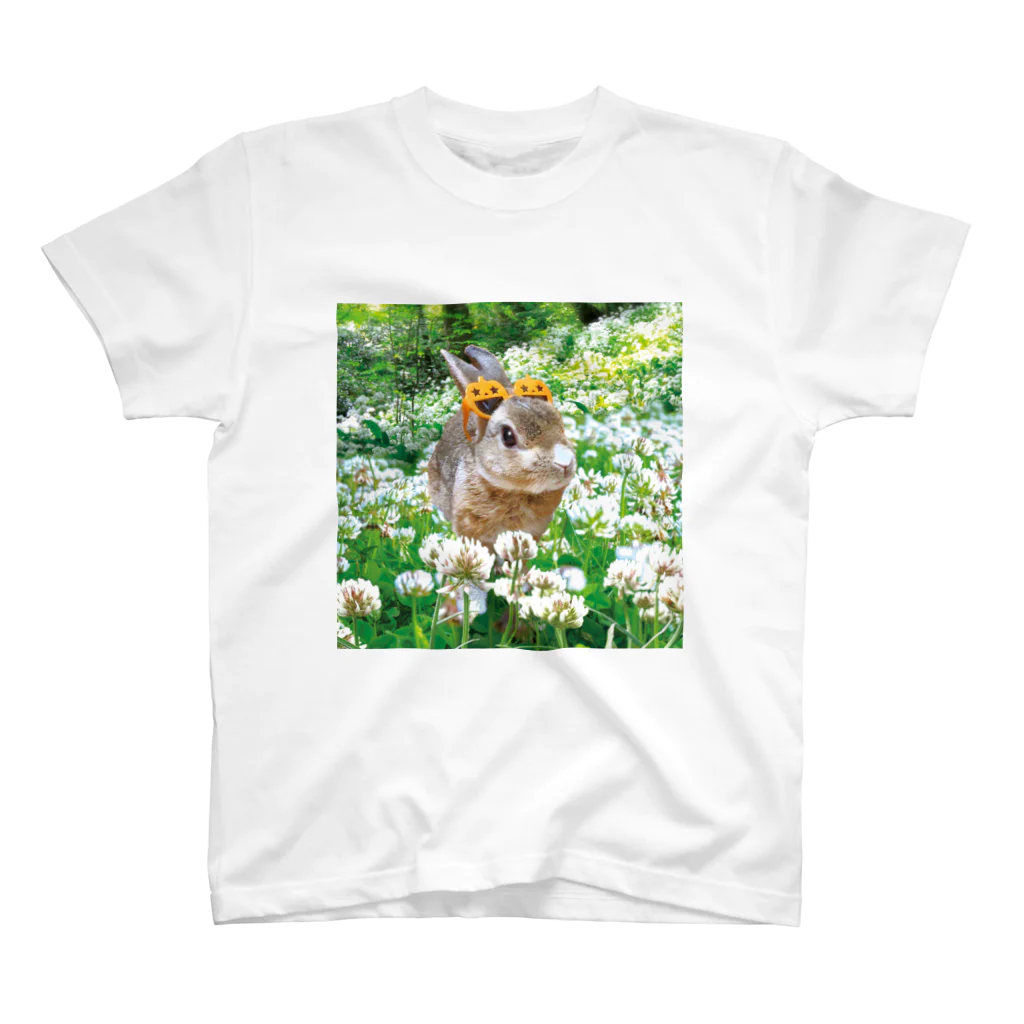 うさぎのうみちゃんねるショップのジャンプくん-うさぎのうみコラボシリーズ スタンダードTシャツ