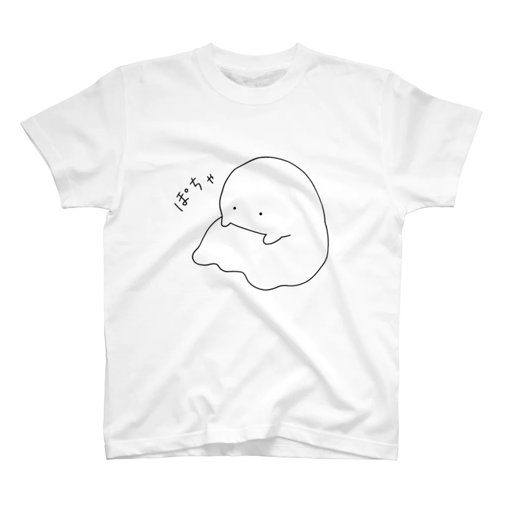 ミミズク堂　のぽちゃいおばけ Regular Fit T-Shirt