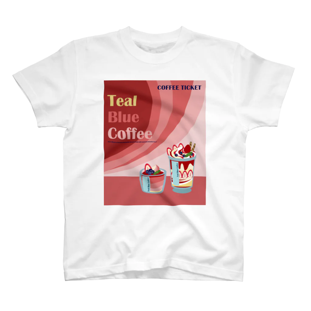 Teal Blue CoffeeのSpecial strawberry スタンダードTシャツ