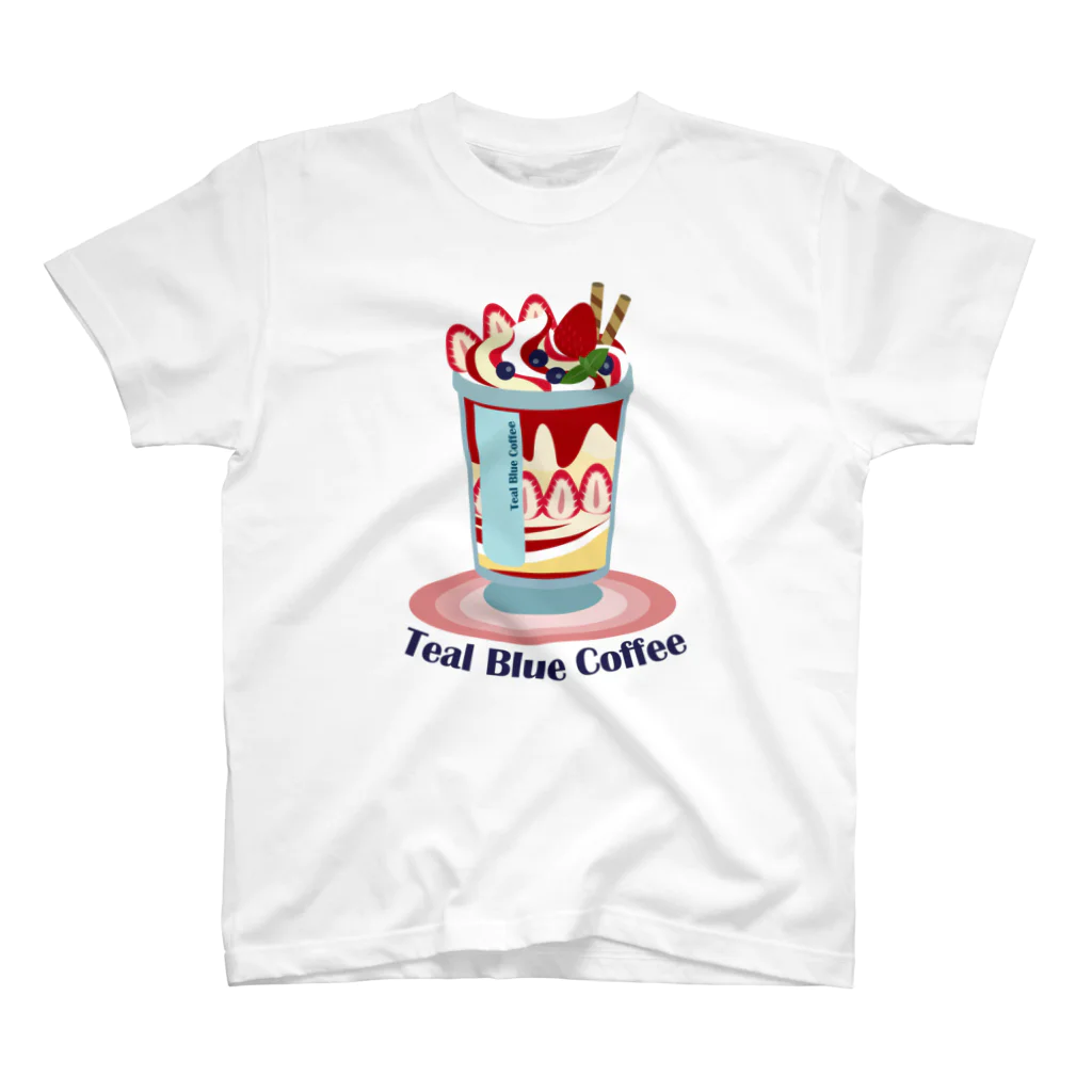 Teal Blue CoffeeのSpecial strawberry Regular Fit T-Shirt