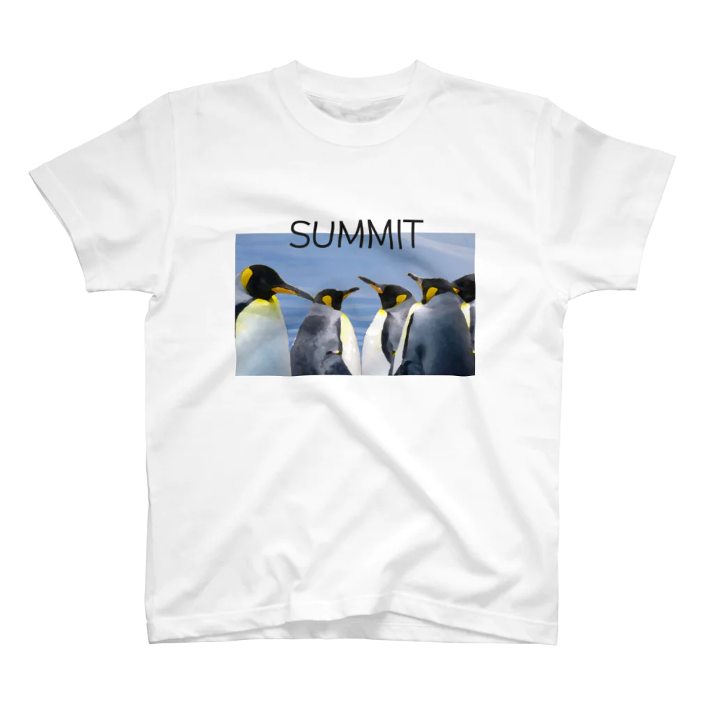 HammingのSUMMIT(サミット) ペンギン会議 Tシャツ トートバッグ スタンダードTシャツ