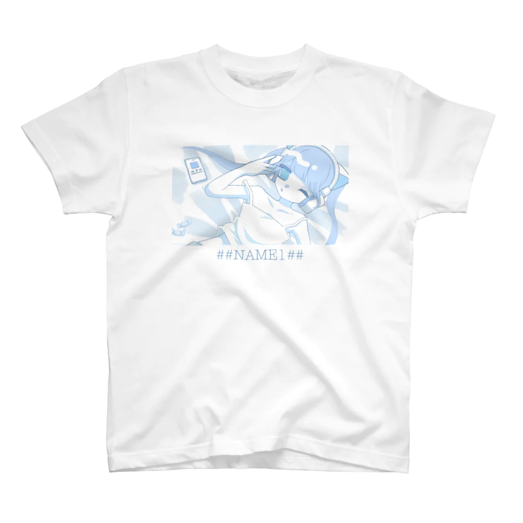 かやましそのドリーミング・ガール BLUE スタンダードTシャツ