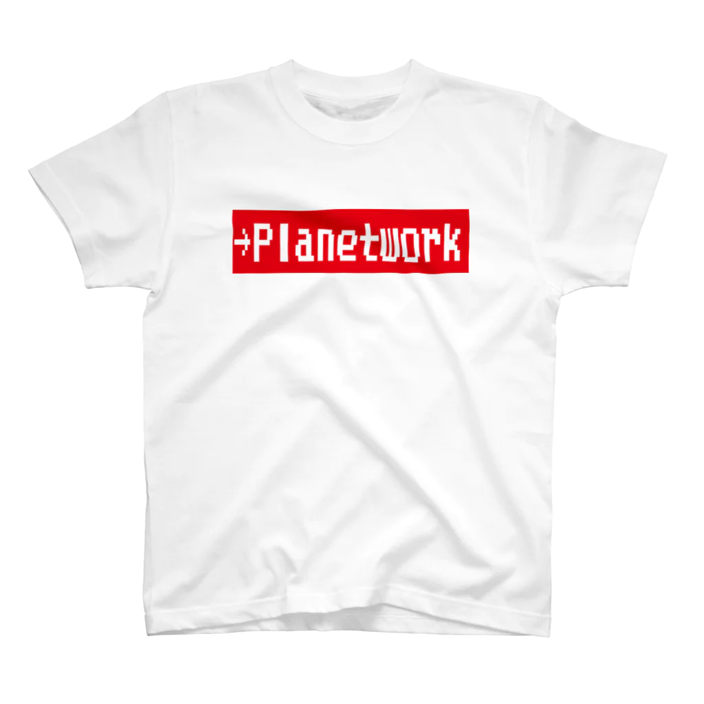 planetworkのPLANETWORKドットロゴ Regular Fit T-Shirt