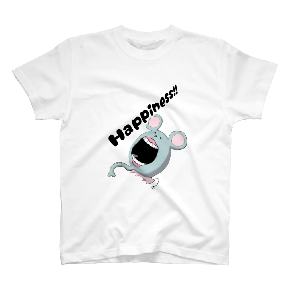 にょろこのHappinessねこ スタンダードTシャツ