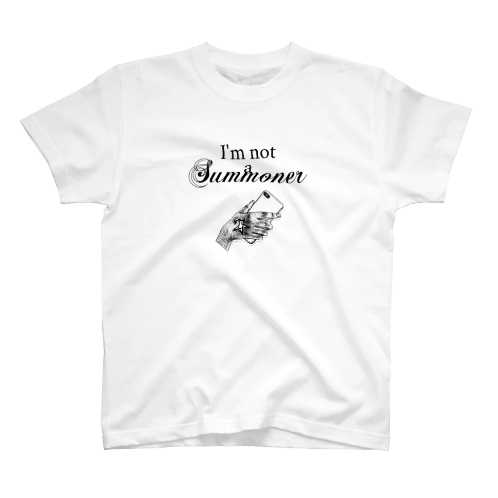 蕩尽軒 しょうじんけんのI'm not a Summoner T-shirt スタンダードTシャツ