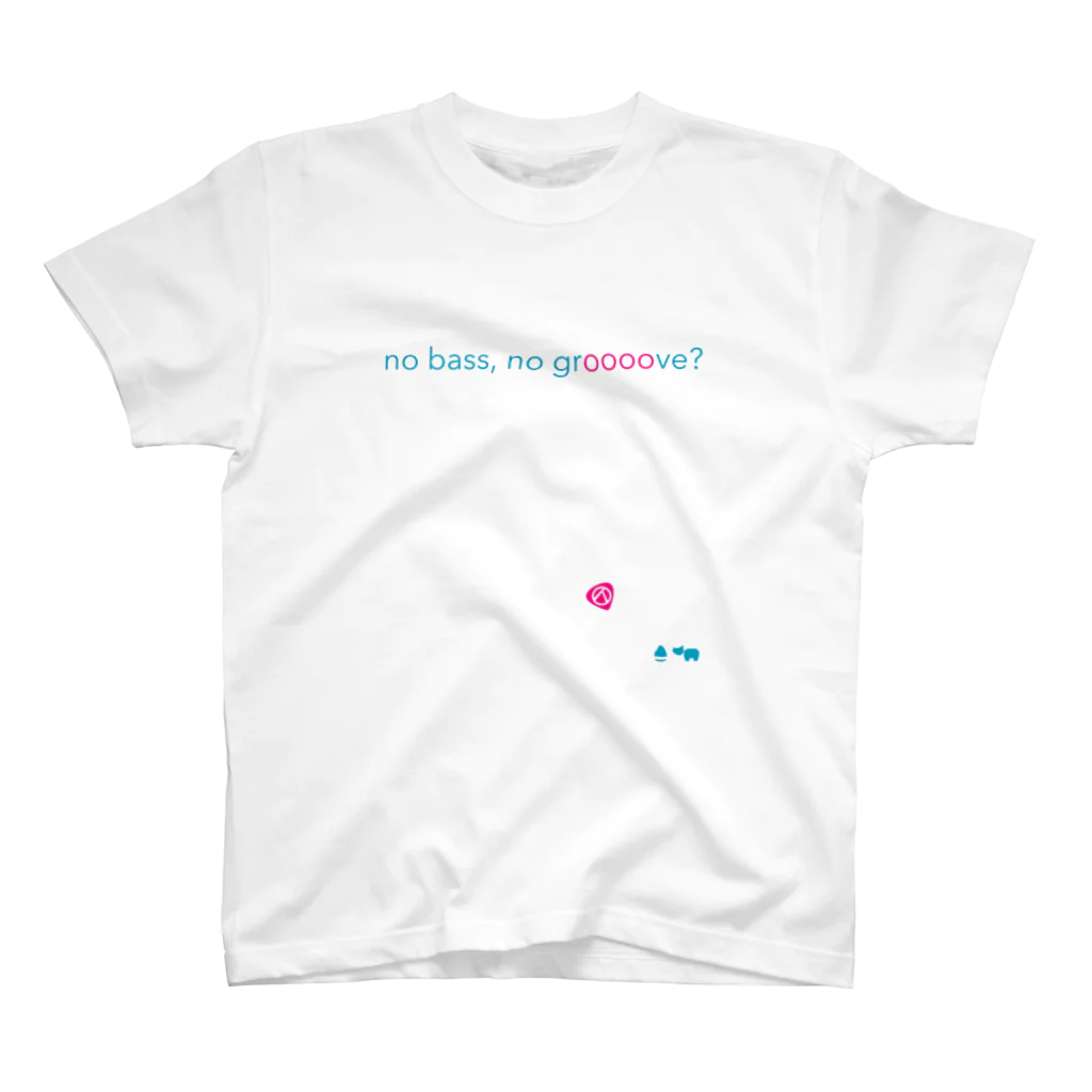 84410 SHOPのnobass nogroooove？ スタンダードTシャツ