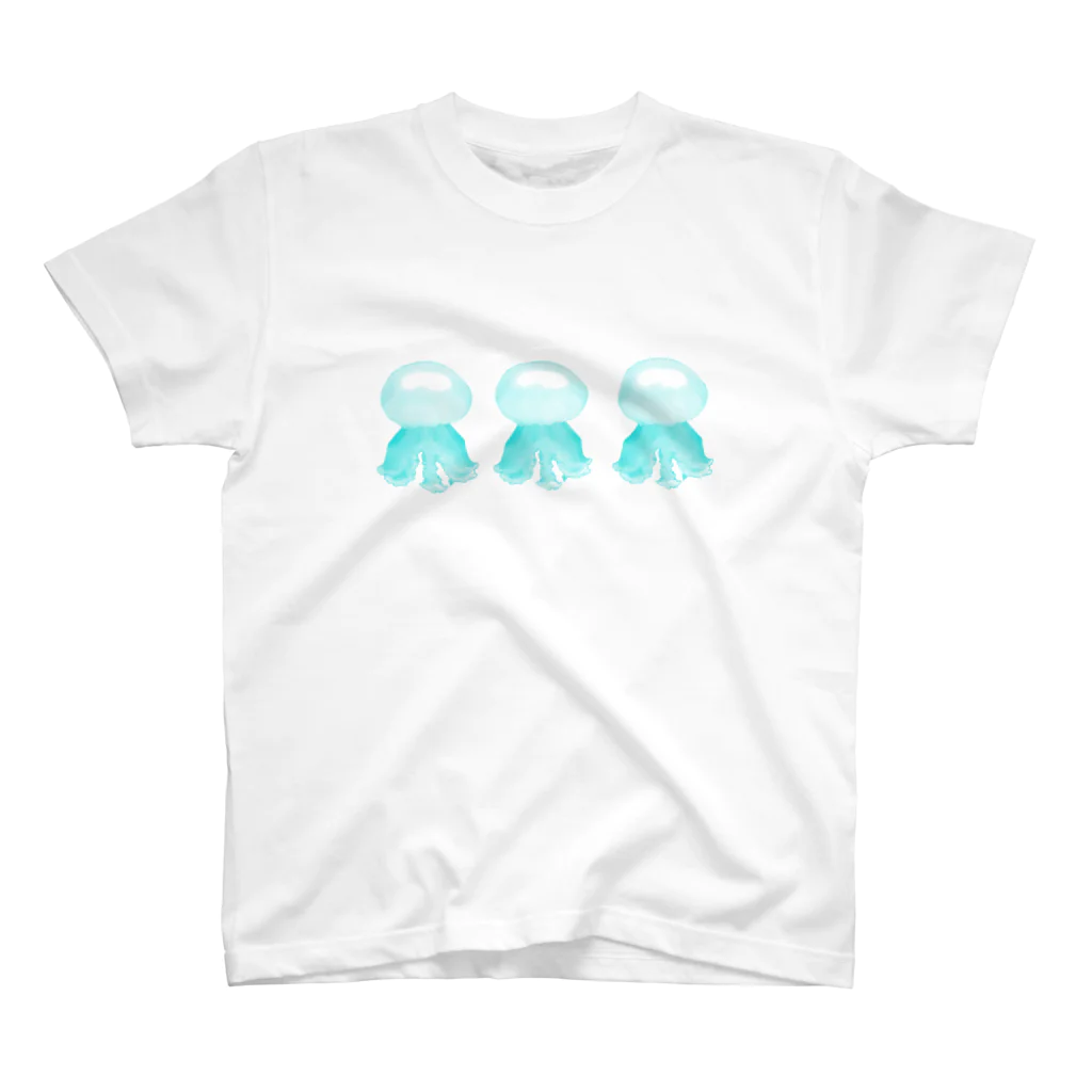 ANOMALのクラゲ ルテウムジェリー（水色・３連） スタンダードTシャツ