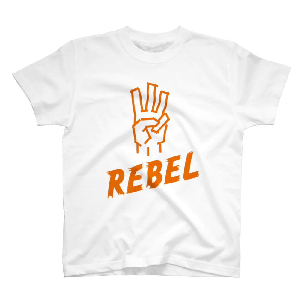 POPSRUSのCREATIVE REBEL スタンダードTシャツ