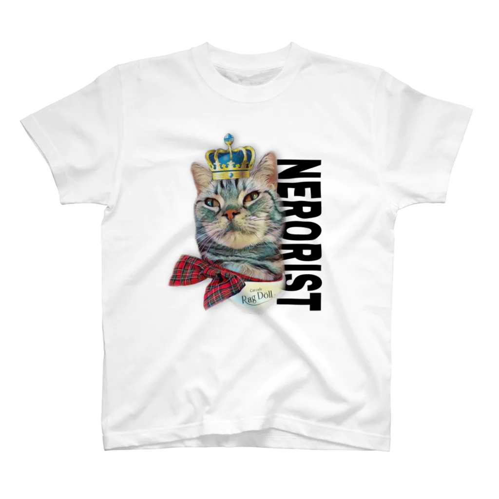 猫カフェラグドール（大阪難波）のNERORISTカラー🤴 スタンダードTシャツ