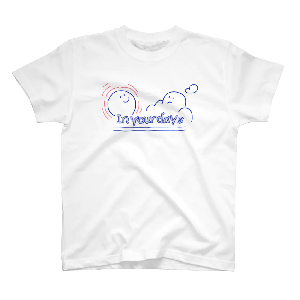 SHUIRO_storeのIn your days｜line Regular Fit T-Shirt