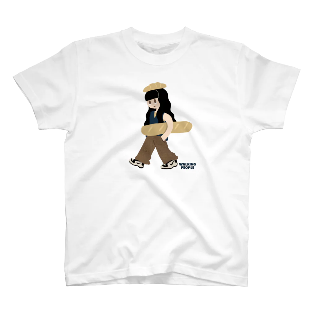 PERCENT STOREのWALKING PEOPLE NO.4 スタンダードTシャツ