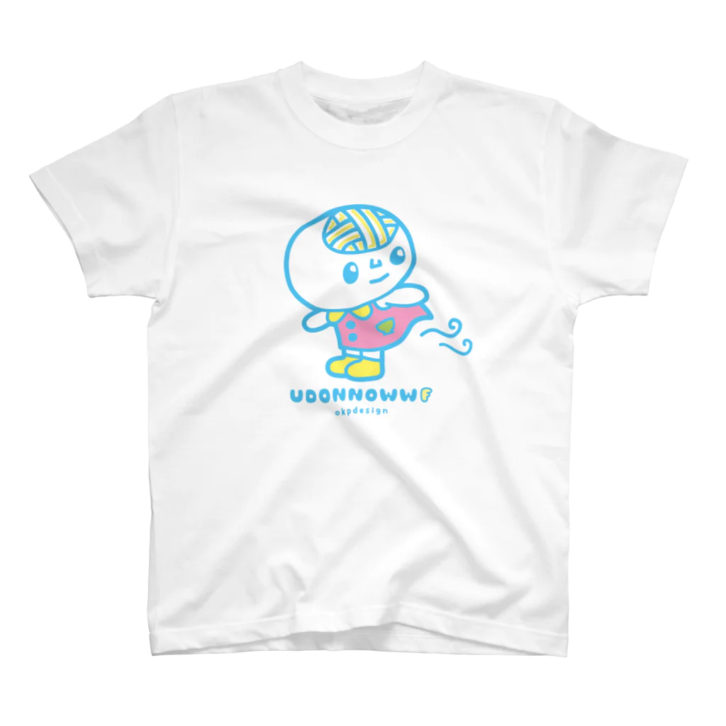 OKP26shopのうどん脳F風ちゃん（POP） スタンダードTシャツ