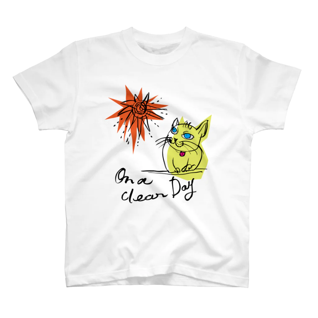 ひなげし商店のOn a clear day Regular Fit T-Shirt