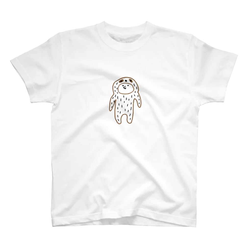 ぷぷのナマケモノくま（ブラウン） Regular Fit T-Shirt