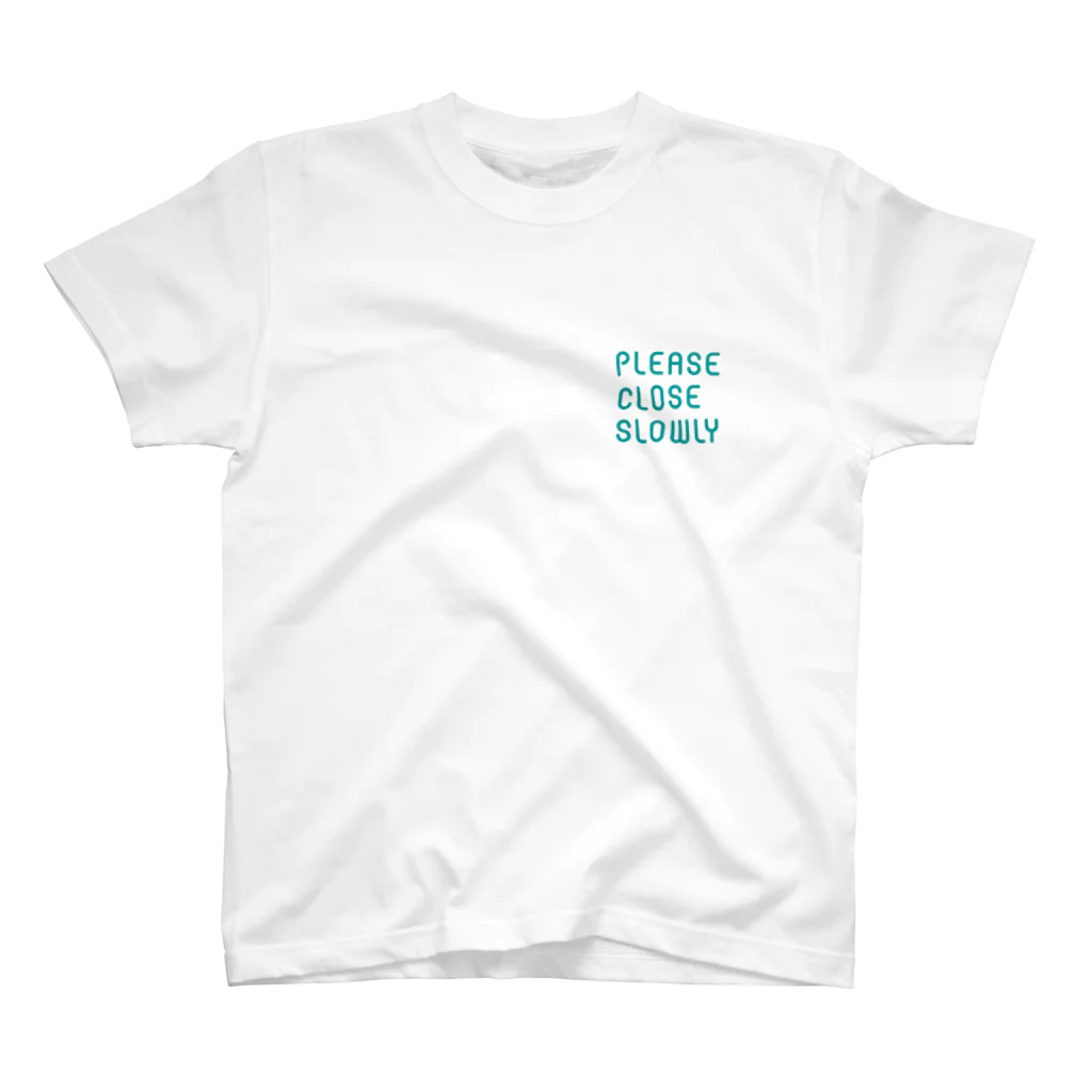 NASUSANのPLEASE CLOSE SLOWLY スタンダードTシャツ