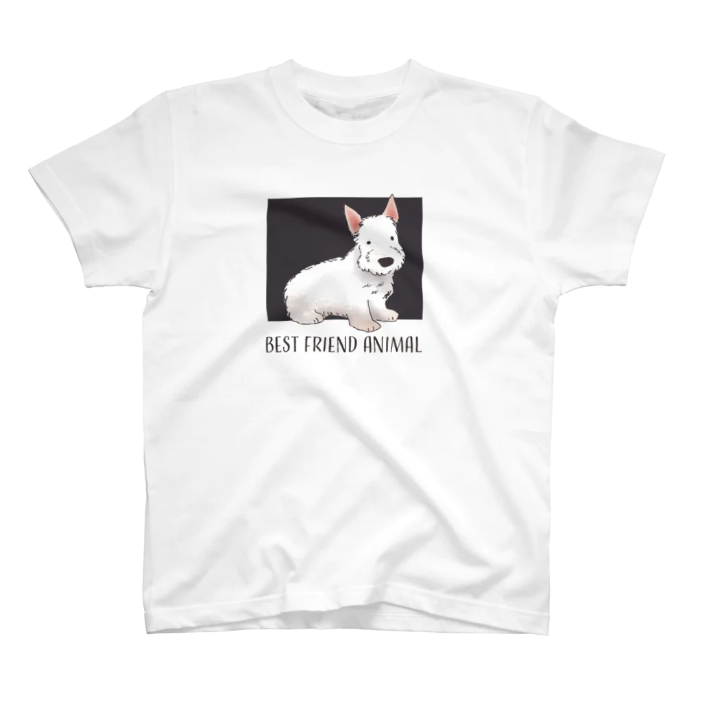 BFA/Best friend animalのスコティッシュテリア/BFA Regular Fit T-Shirt