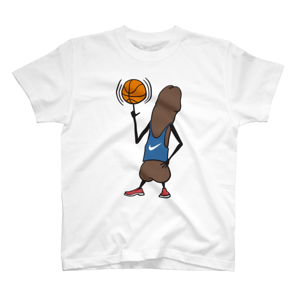 NOBODY754のEddie Funky Dick - Basketball Regular Fit T-Shirt