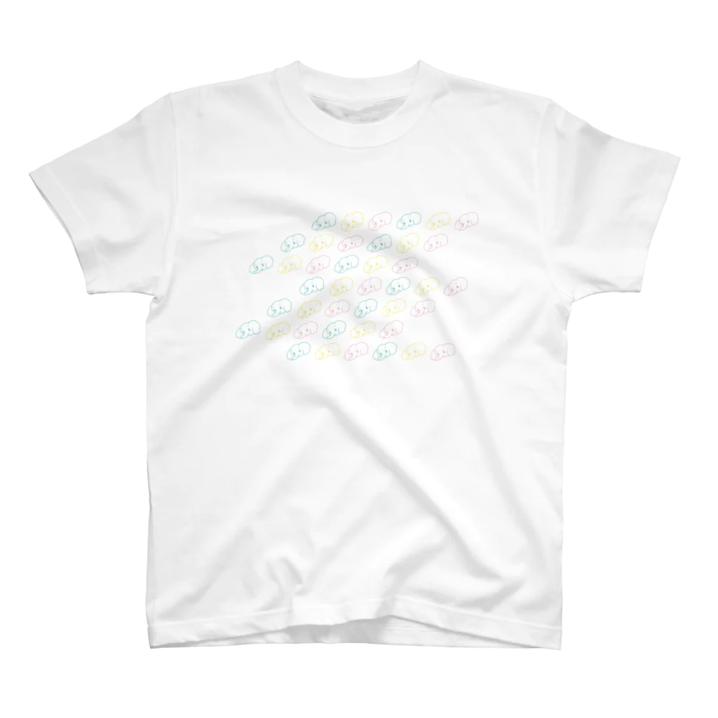 そぼろのプレーンぱおみん　パターン スタンダードTシャツ