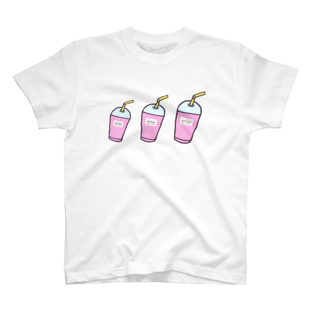 ぱっくぽんショップのピンクミルクワールド スタンダードTシャツ