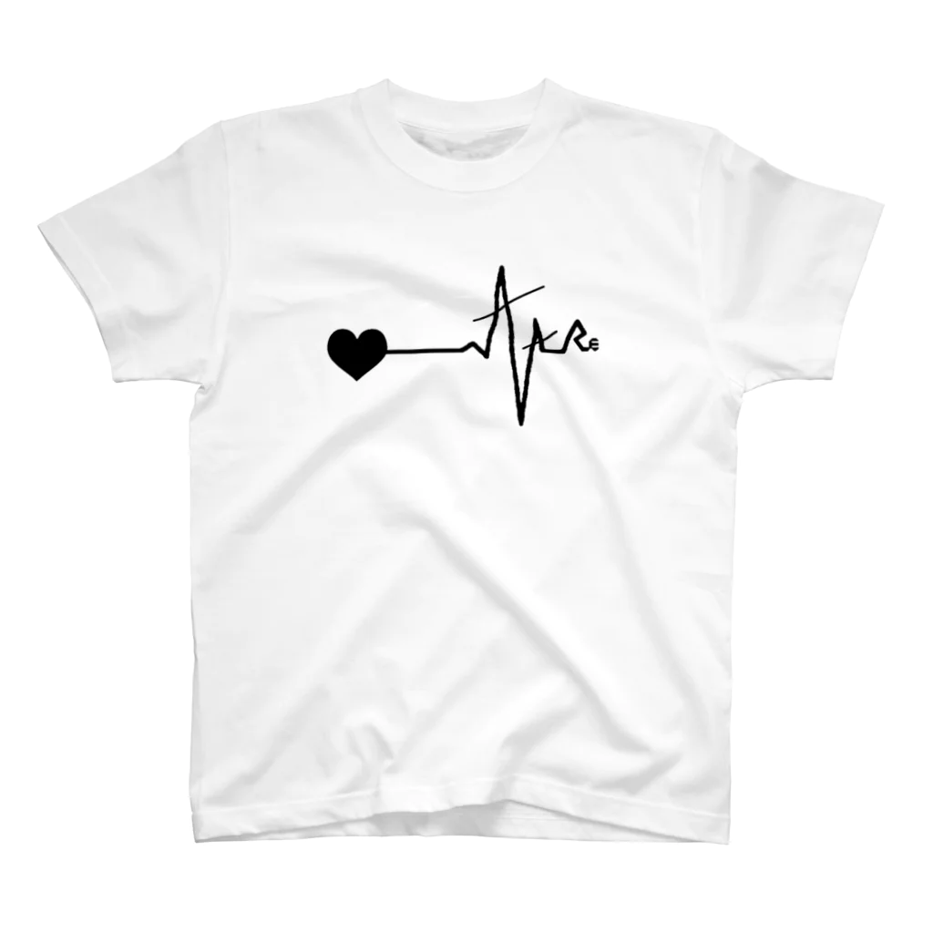 AVARE-アヴァール-の心電図 Regular Fit T-Shirt
