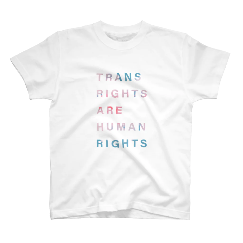 MONETのTRANS RIGHTS ARE HUMAN RIGHTS スタンダードTシャツ