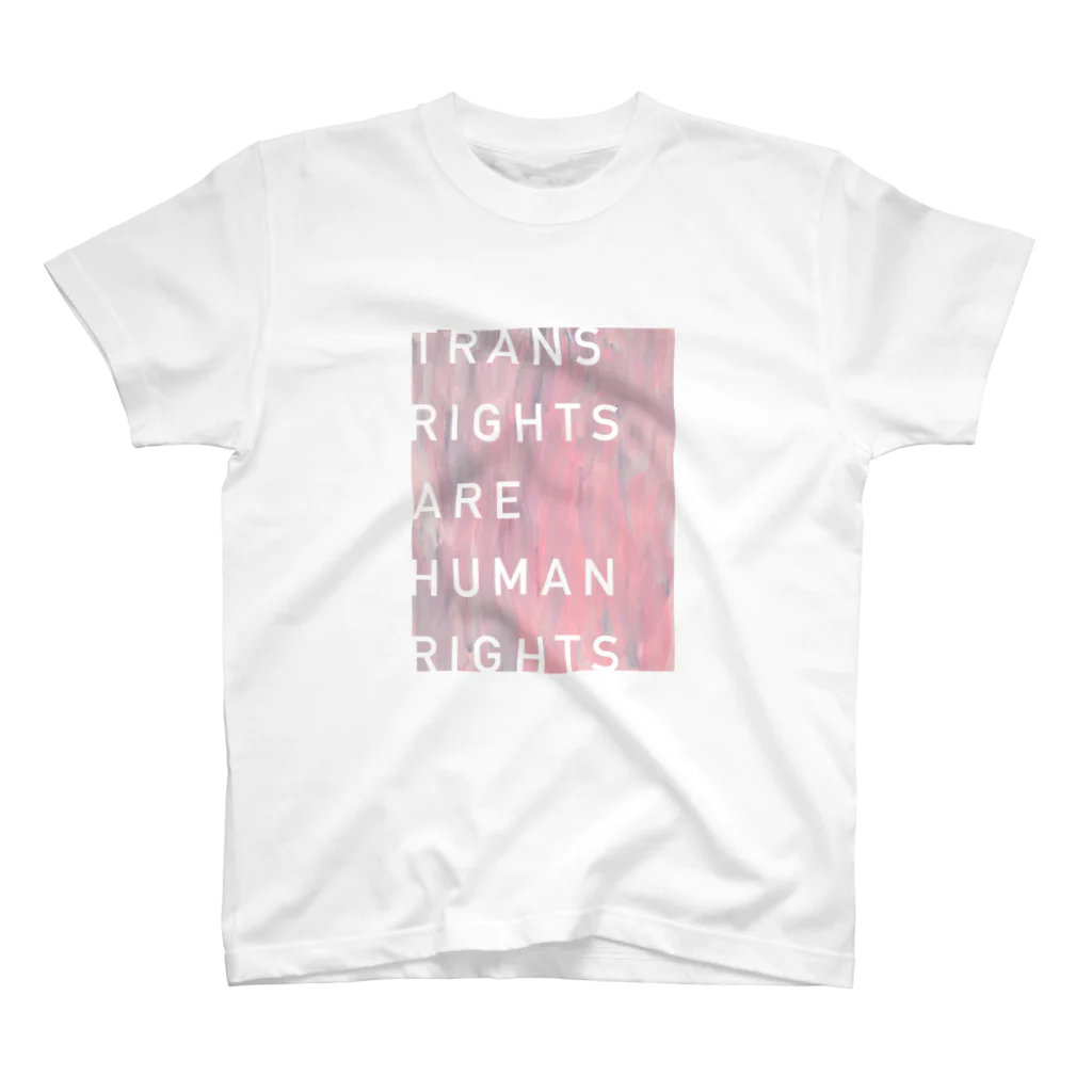 MONETのTRANS RIGHTS ARE HUMAN RIGHTS スタンダードTシャツ