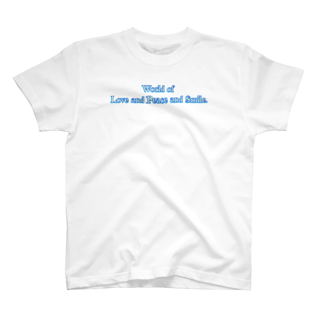 Mona♡ChirolのWorld of Love＆Peace＆SmileーBlue Vol.②ー スタンダードTシャツ