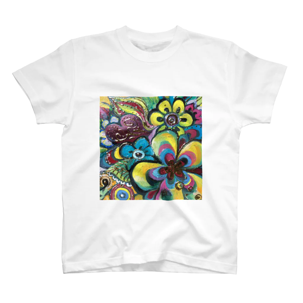 イシヤマナツ【natip】の花束 Regular Fit T-Shirt