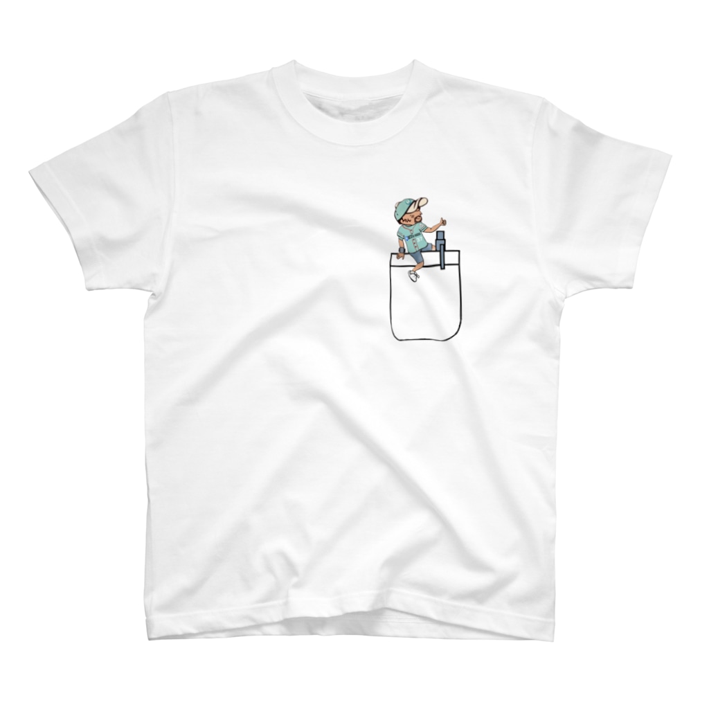Ⓜ️Uu-SHOP®︎のMUuオリジナル【ちょい出るムーさん】 Regular Fit T-Shirt