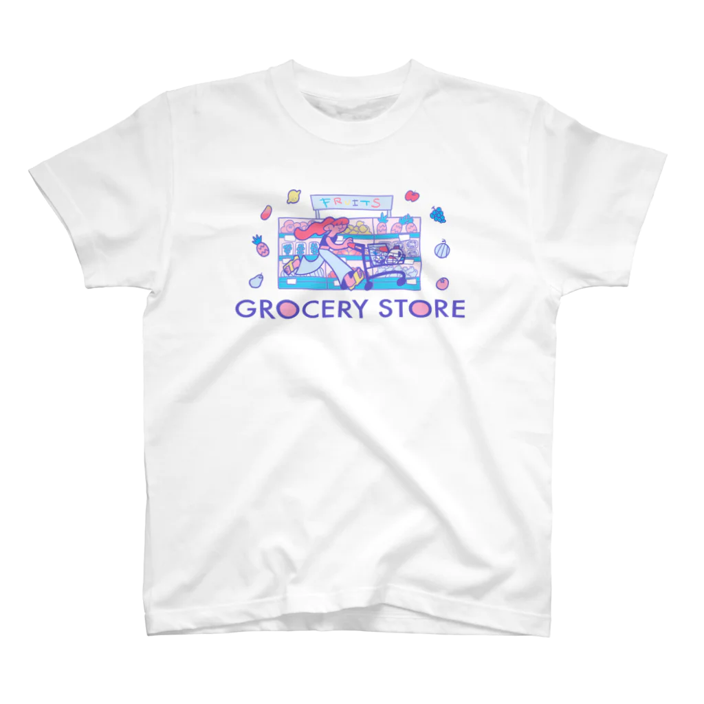 水沢石鹸のグローサリーストア スタンダードTシャツ