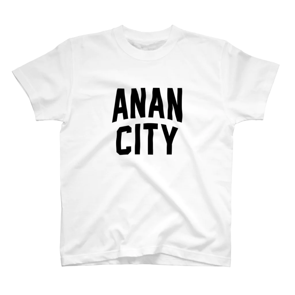 JIMOTOE Wear Local Japanの阿南市 ANAN CITY スタンダードTシャツ