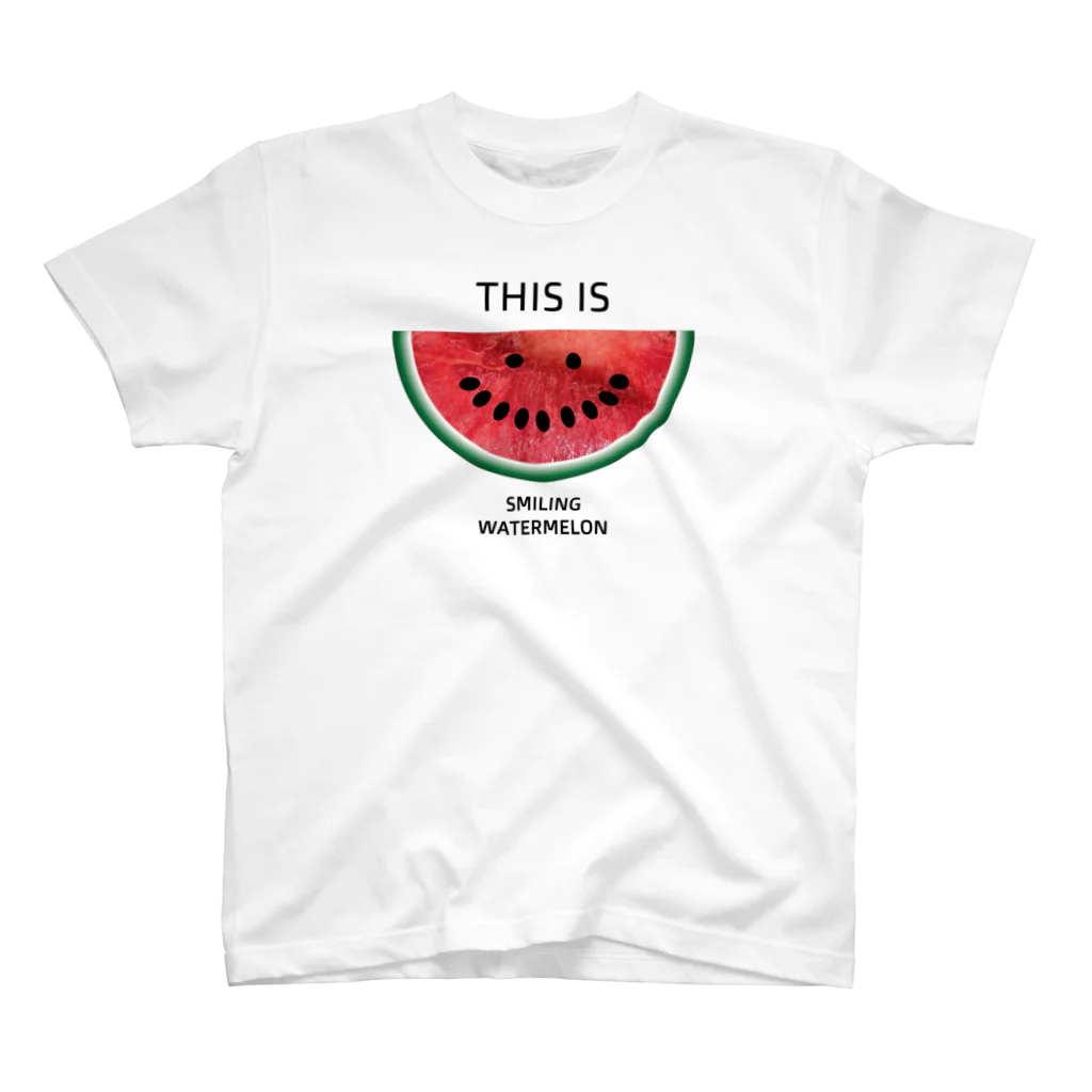 BUCKET LISTのSMILING WATERMELON Regular Fit T-Shirt