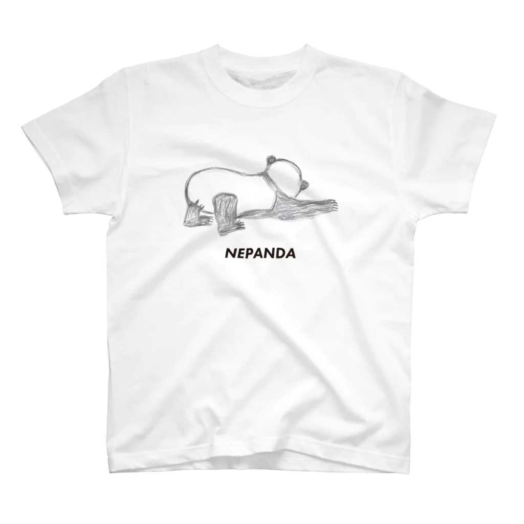 めじろ作業所のNEPANDA  Tシャツ001 スタンダードTシャツ